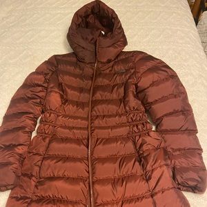 Northface puffer jacket mid thigh length